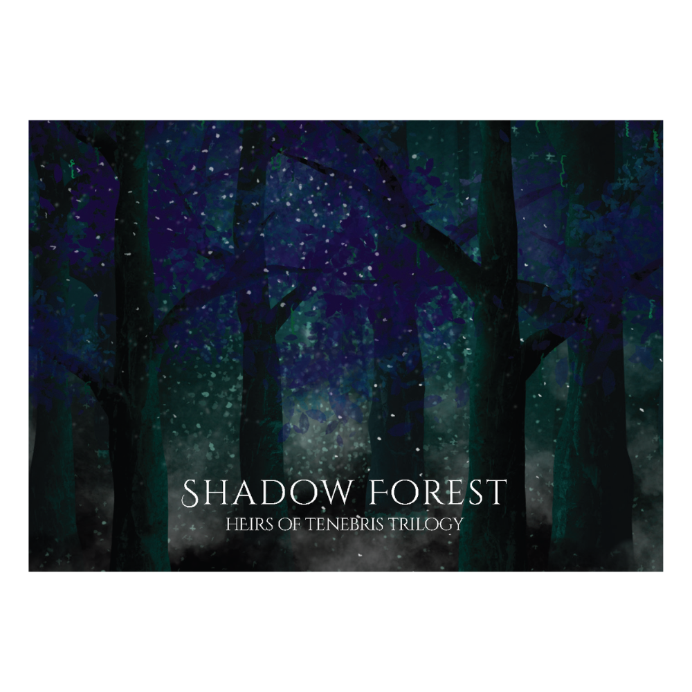 Shadow Forest Postcard | Book Art | Young Adult Fantasy | Brianna R. Shaffery | epic fantasy, NJ author, NJ fantasy author